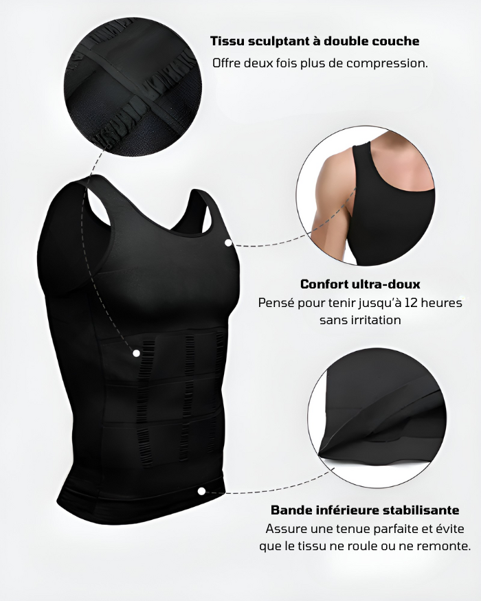 Débardeur de compression - Noir